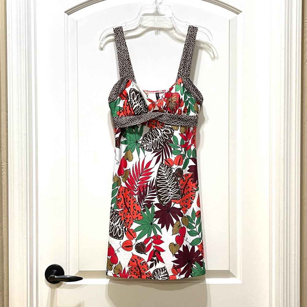 New Rampage Small Tropical Floral Swim Cover Dress